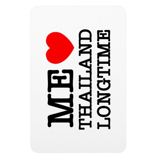 私はタイを長く愛している マグネット (縦)