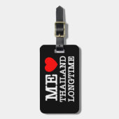 私はタイを長く愛している ラゲッジタグ (正面縦)