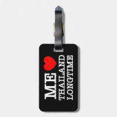 私はタイを長く愛している ラゲッジタグ (裏面縦)