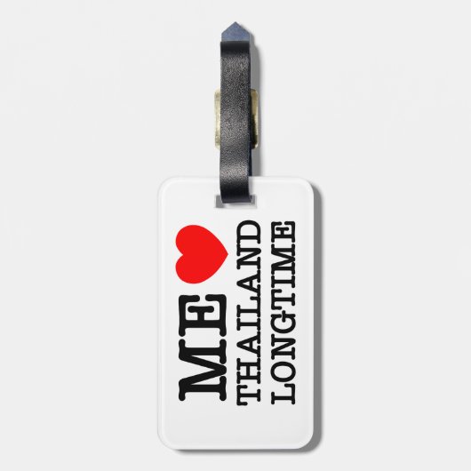 私はタイを長く愛している ラゲッジタグ (裏面縦)
