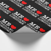 私はタイを長く愛している ラッピングペーパー (角)