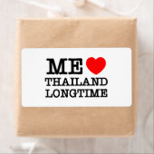 私はタイを長く愛している ラベル (インサイチュ)