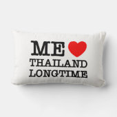 私はタイを長く愛している ランバークッション (裏面)