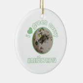 私はタイグリーンカレーが大好きです……タイ通り食品 セラミックオーナメント (右)