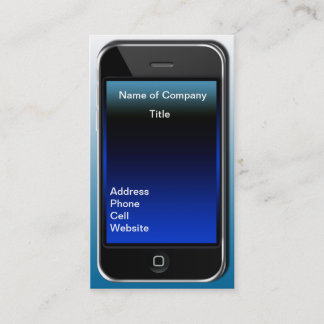 私はタイプ名刺に電話をかけます 名刺