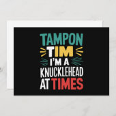 私はタイムズティム・ウォルズのディベート2024 招待状 (正面/裏面)