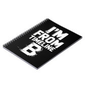 私はタイムラインBから ノートブック (左側)