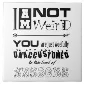 私はタイル風変わりではない タイル (正面)