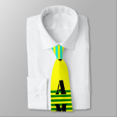 私はタイ素晴らしム（注意テープイエロー） ネクタイ (タイ)