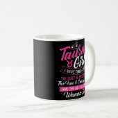 私はタウロスの女の子として3つの側面の星占いゾッドを持っている コーヒーマグカップ (正面右)