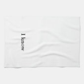 私はタオルを知っています-マッチについては他のリストを見て下さい キッチンタオル (横)