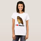 私はタカを愛します Tシャツ (正面フル)