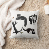 私はタキシード猫の枕を愛します クッション (ブランケット)