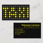 私はタクシーの運転手かタクシーの運転手として貴方の運転手だ 名刺 (正面/裏面)