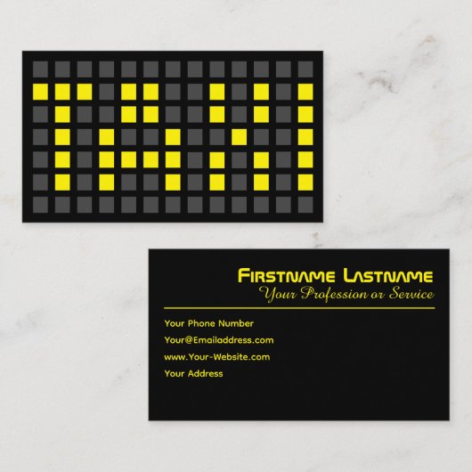 私はタクシーの運転手かタクシーの運転手として貴方の運転手だ 名刺 (正面/裏面)