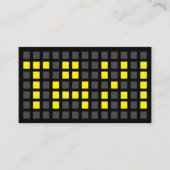 私はタクシーの運転手かタクシーの運転手として貴方の運転手だ 名刺 (正面)