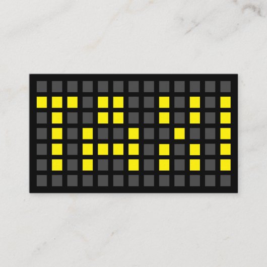 私はタクシーの運転手かタクシーの運転手として貴方の運転手だ 名刺 (正面)