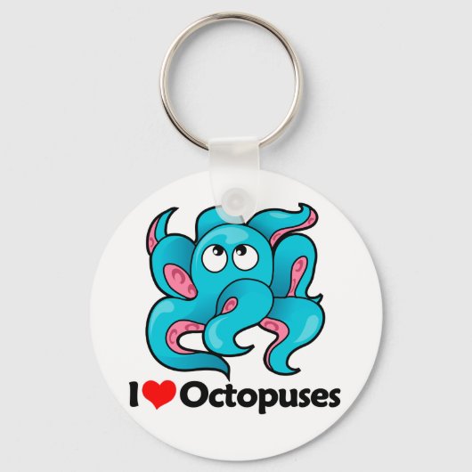 私はタコが大好き キーホルダー (正面)