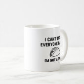 私はタコではない皆を幸せにできない コーヒーマグカップ (正面右)