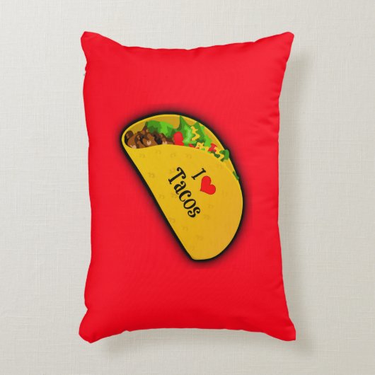 私はタコスが大好き アクセントクッション (正面(垂直))