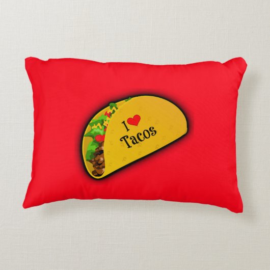 私はタコスが大好き アクセントクッション (裏面)