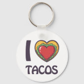 私はタコスが大好き キーホルダー (裏面)