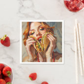 私はタコスが大好き スタンダードカクテルナプキン (インサイチュ)