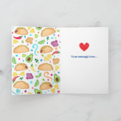 私はタコスよりもあなたを愛している – バレンタインデー シーズンカード (内部)