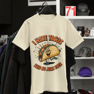 私はタコスを嫌い、No Juan Everと言っおもしろいた – Taco Pun トライブレンドTシャツ