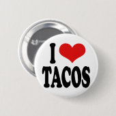 私はタコスを愛します 缶バッジ (正面&裏面)