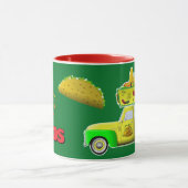 私はタコスリトルイエロータコトラックが大好き マグカップ (中央)