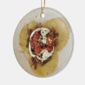 私はタコス・クリスマスよりも君を愛している セラミックオーナメント (左)