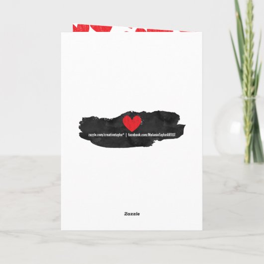 私はタコス-バレンタインデーカードよりもっと愛します シーズンカード (裏面)