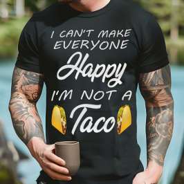 私はタコ好きじゃない皆を幸せにできない Tシャツ