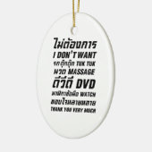 私はタックマッサージDVD時計はありがとう セラミックオーナメント (左)