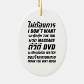 私はタックマッサージDVD時計はありがとう セラミックオーナメント (裏面)