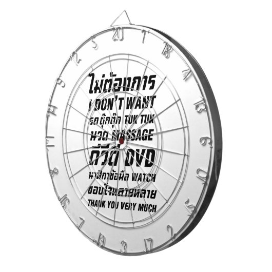 私はタックマッサージDVD時計はありがとう ダーツボード (正面右)