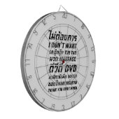 私はタックマッサージDVD時計はありがとう ダーツボード (正面左)