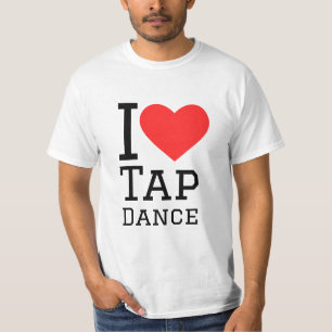 私はタップダンスが大好き Tシャツ