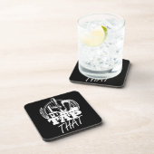 私はタップ |クラフトビール |ビール好き コースター (右側)