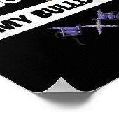 私はタトゥーが大好きで、英語のブルドッグ犬のタトゥーが大好き ポスター (角)