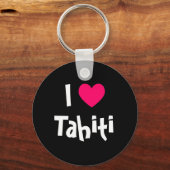 私はタヒチが大好き キーホルダー (正面)
