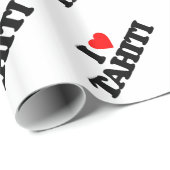 私はタヒチを愛します ラッピングペーパー (ロールコーナー)