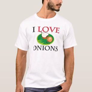 私はタマネギを愛します Tシャツ