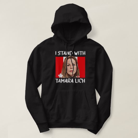 私はタマラ・リッヒ・カナダ自由党Trと共に立つ パーカ (デザイン正面)