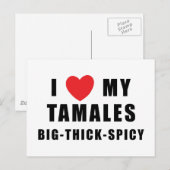 私はタマレスが大好き ポストカード (正面/裏面)