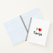 私はタリヤが大好き ノートブック (内部)