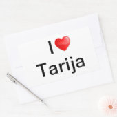 私はタリヤが大好き 長方形シール (封筒)