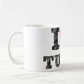 私はタルサを愛します コーヒーマグカップ (左)
