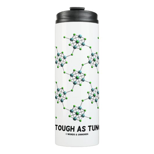 私はタングステン化学のギークユーモアと同じくらい厳しい タンブラー (正面)